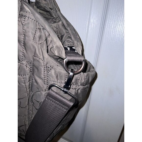 MARC BY MARC JACOBS Workwear Tote Quilted Gray Nylon Pretty Eliza Diaper Bag - Picture 5 of 16
